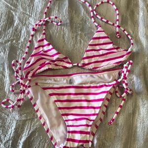 Striped bikini